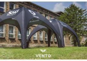 Advertising VENTO tents in 4x4 size with over 40m2 advertising area.